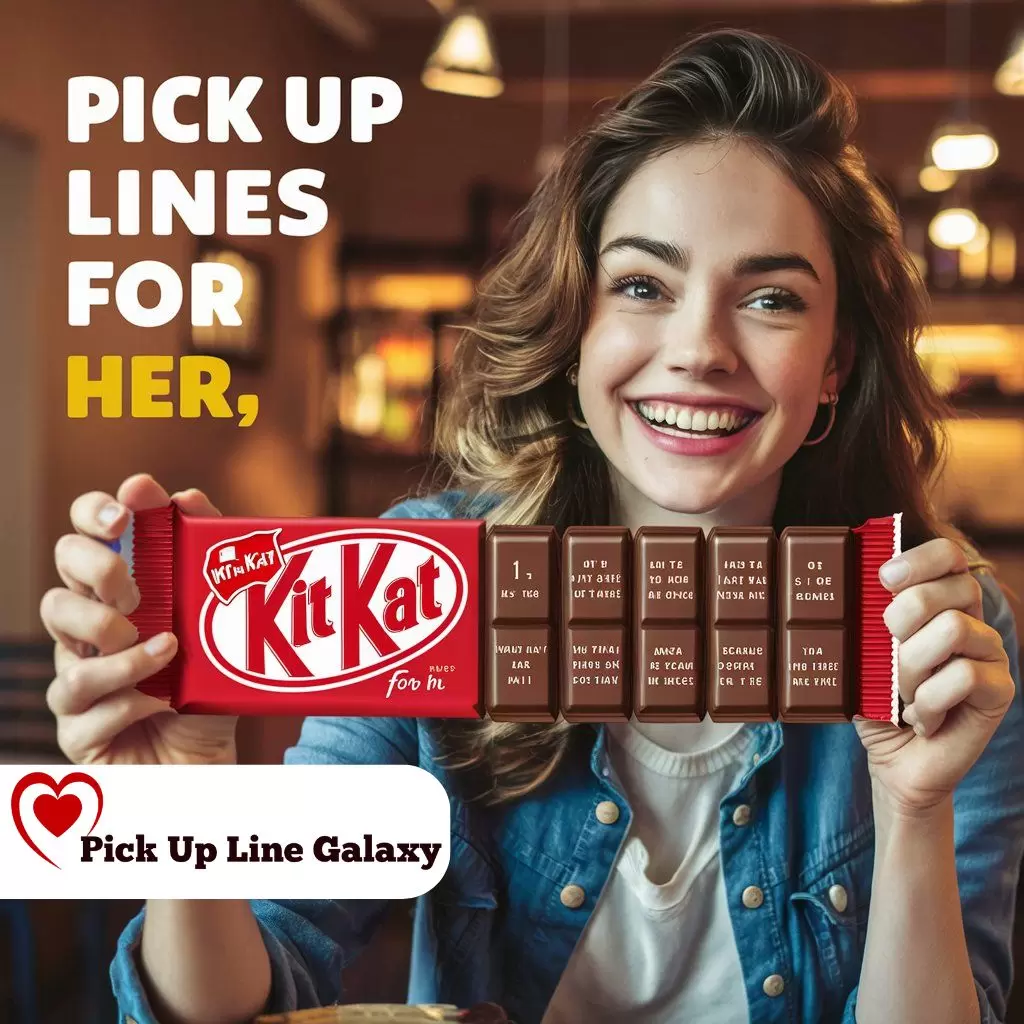 Kit Kat Pick Up Lines for Her