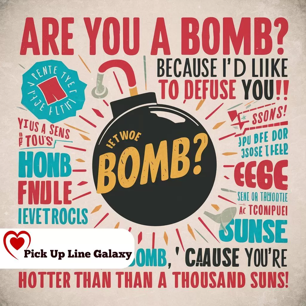 Bomb Pick Up Lines Tips