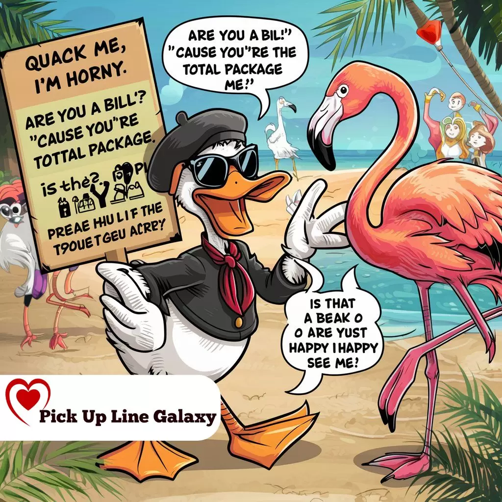 Funny Duck Pick Up Lines