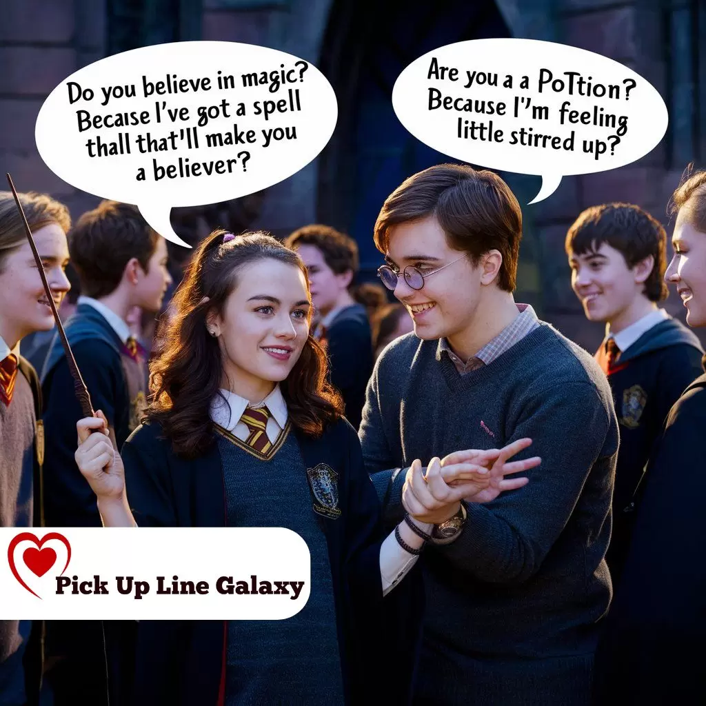 Funny Hogwarts Pick Up Lines