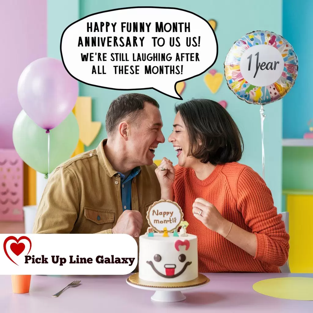 Funny  Month Anniversary Marriage Captions