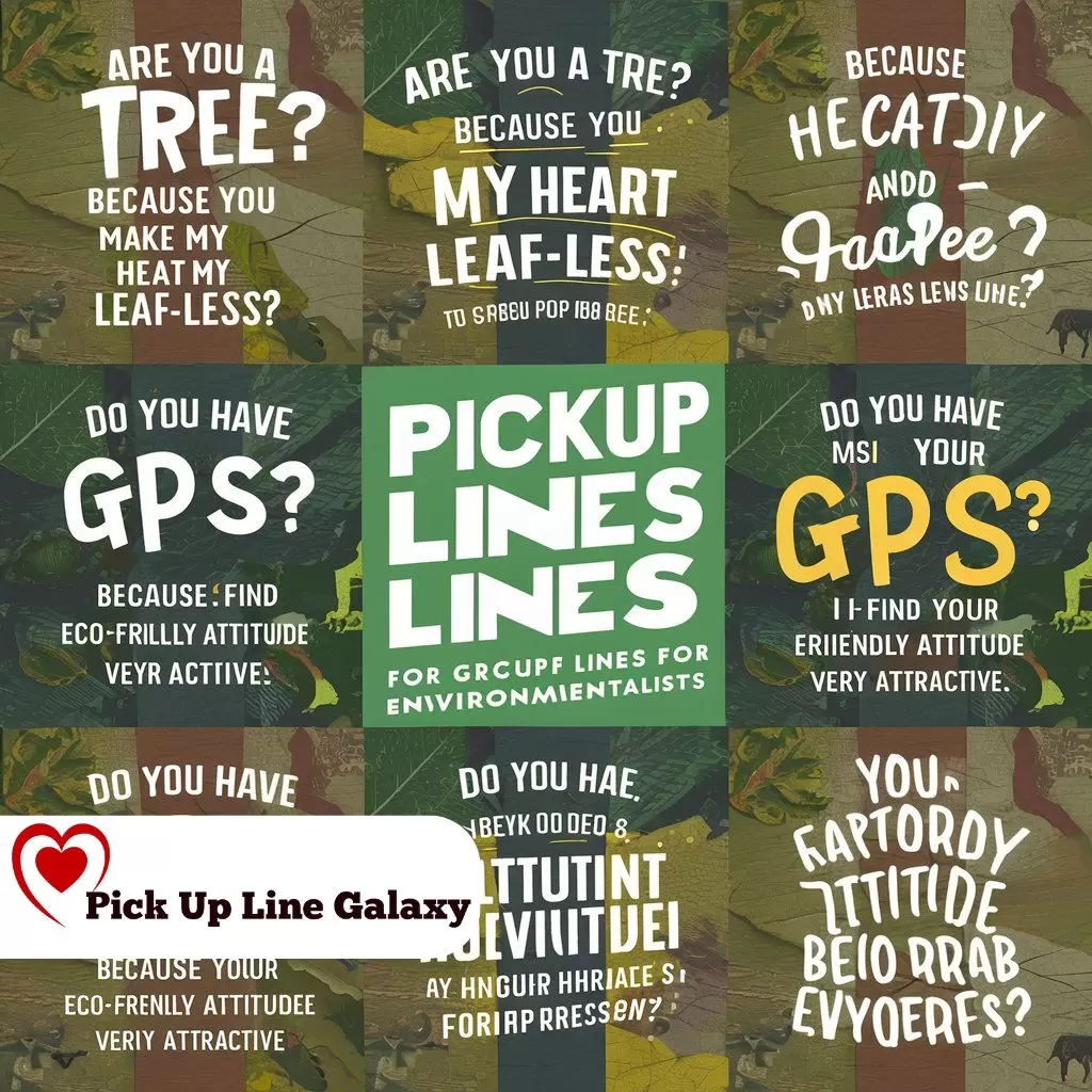 Funny Pick up lines for environmentalists