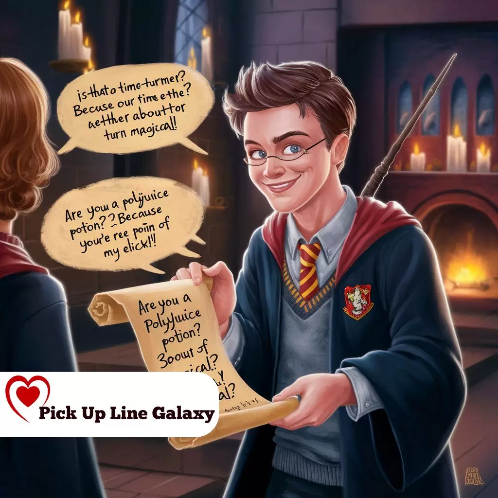 Hogwarts Pick Up Lines for Her