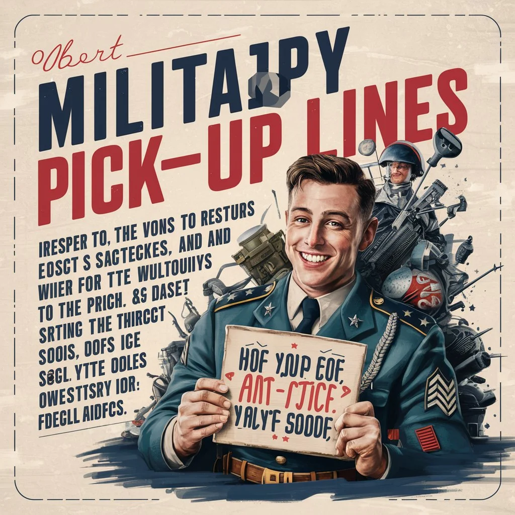 About Military Pick Up Lines