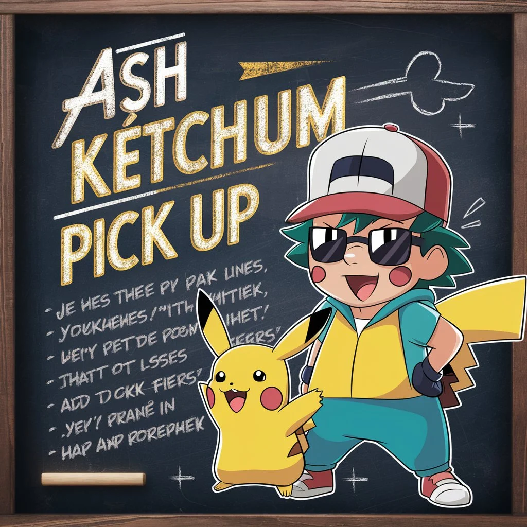 Ash Ketchum Pick Up Lines