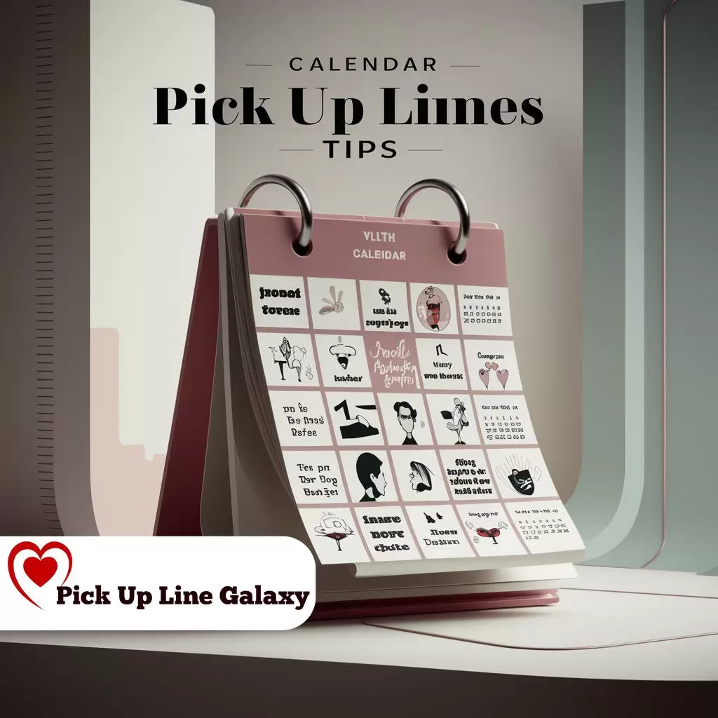 Calendar Pick Up Lines Tips