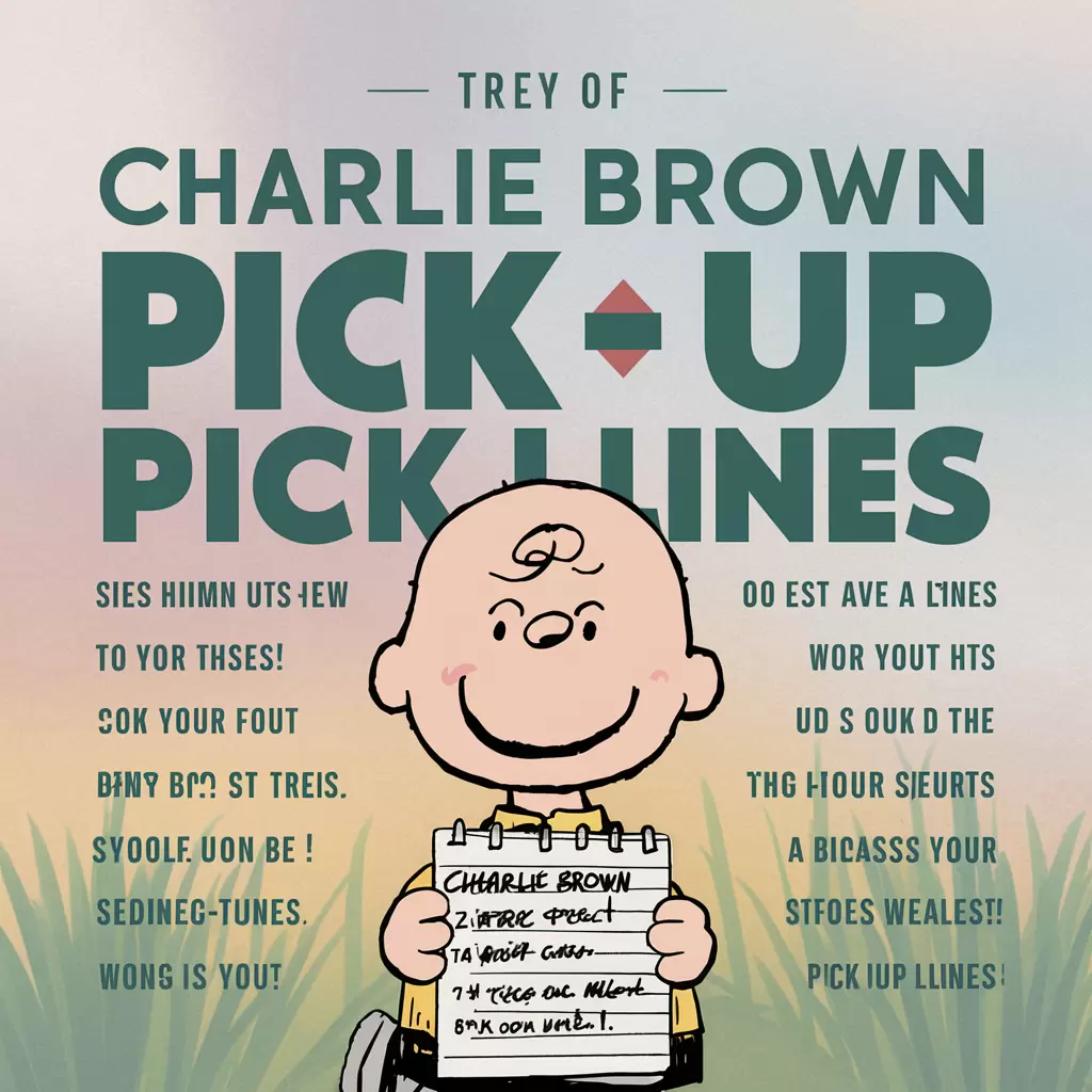 Charlie Brown Pick Up Lines