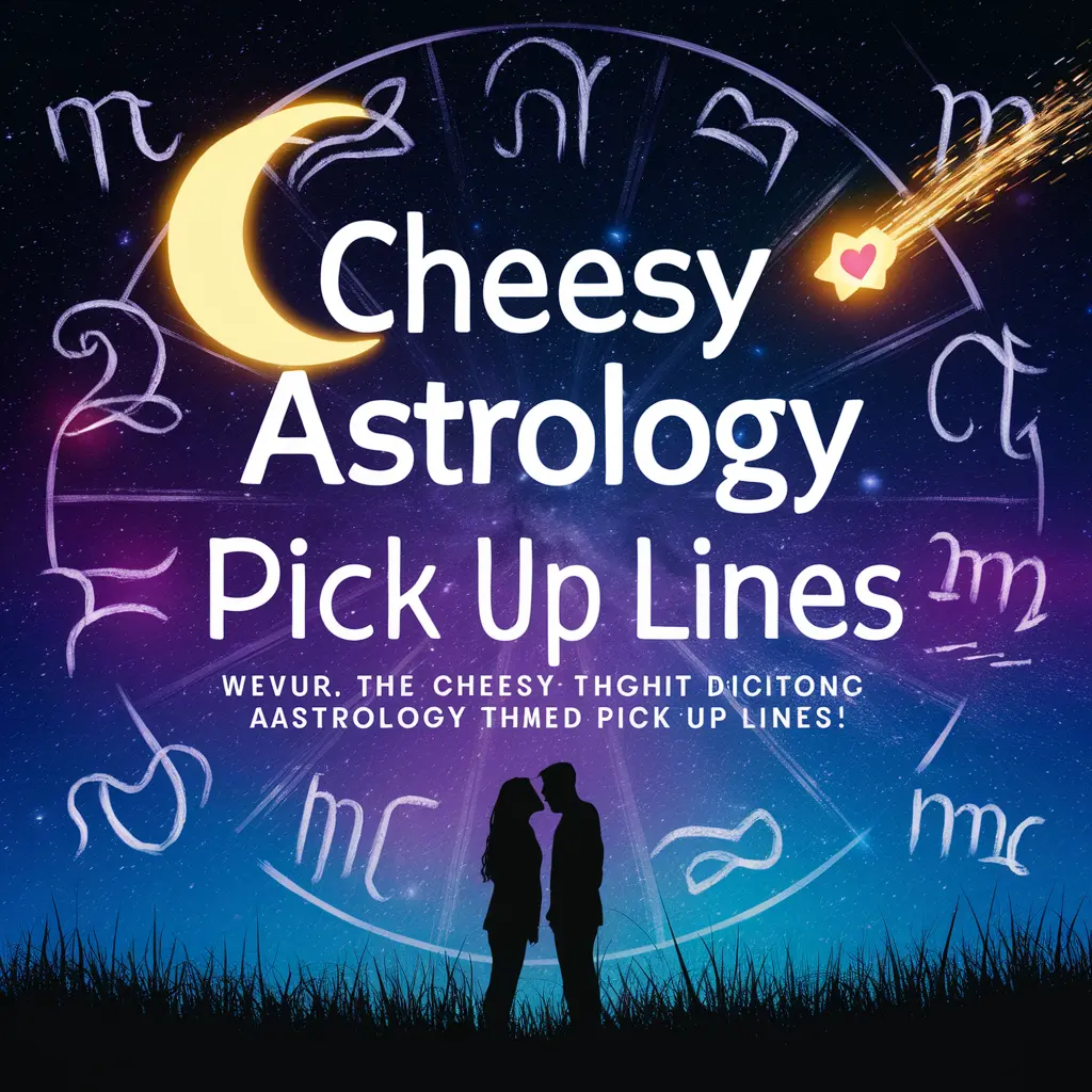 Cheesy Astrology Pick Up Lines