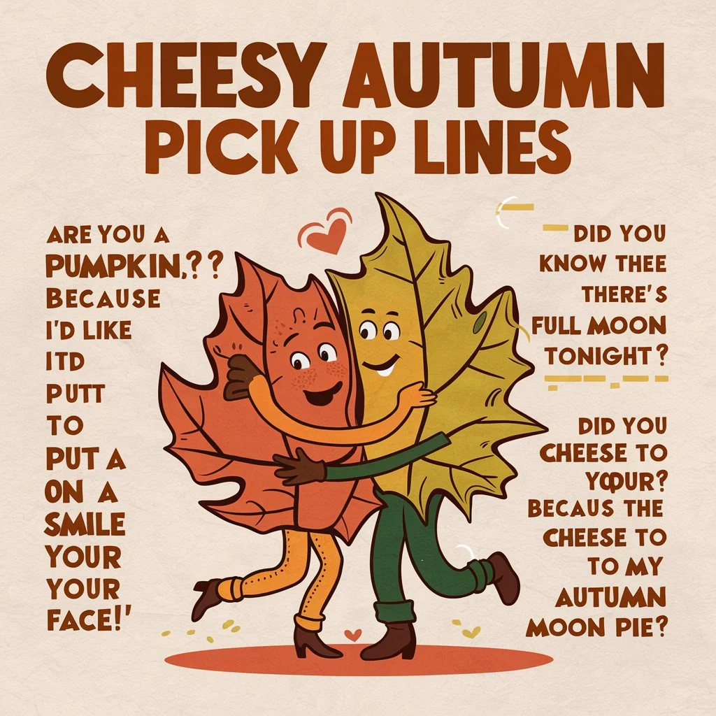 Cheesy Autumn Pick Up Lines 