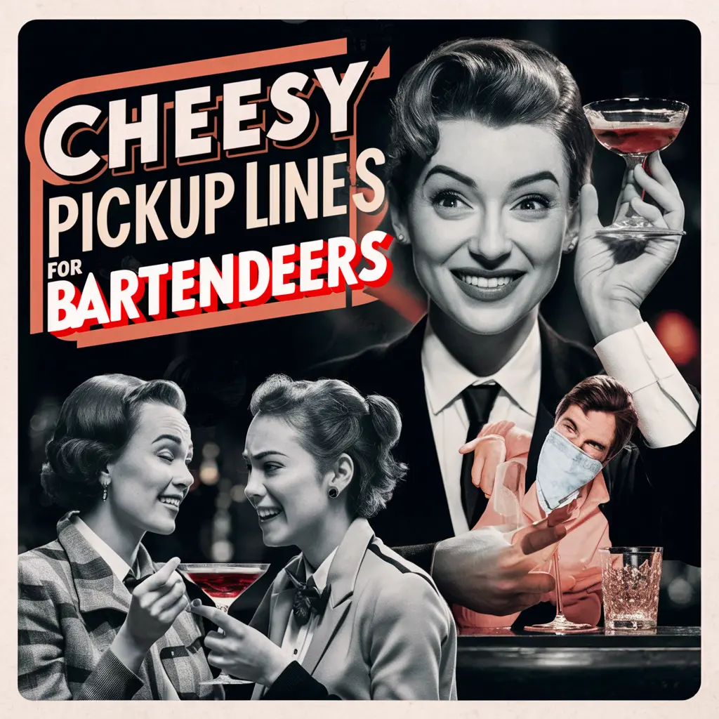 Cheesy Pickup Lines For Bartenders