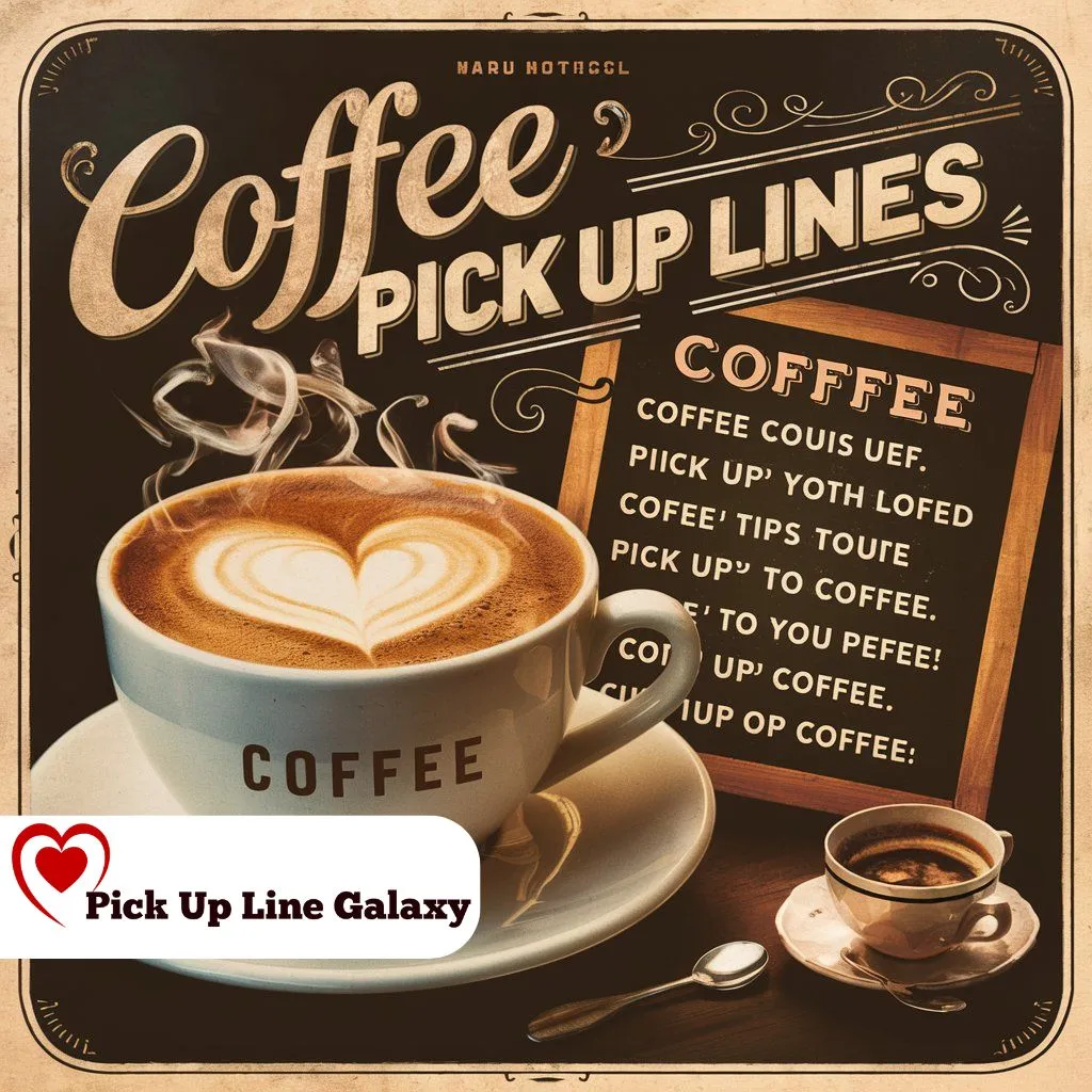 Coffee Pick Up Lines Tips