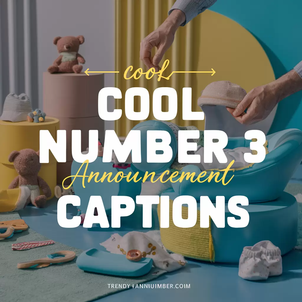 Cool Baby Number Announcement Captions 