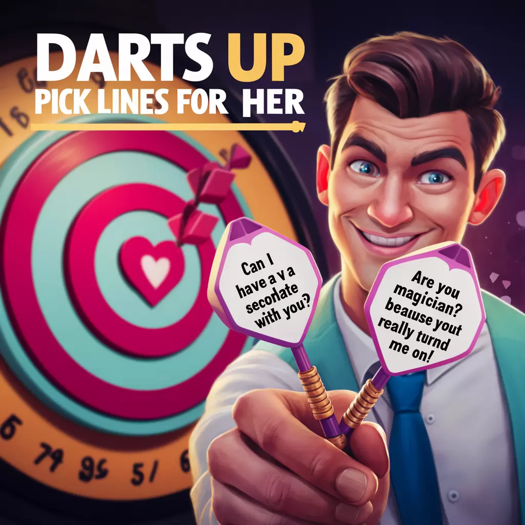 Darts Pick Up Lines for Her