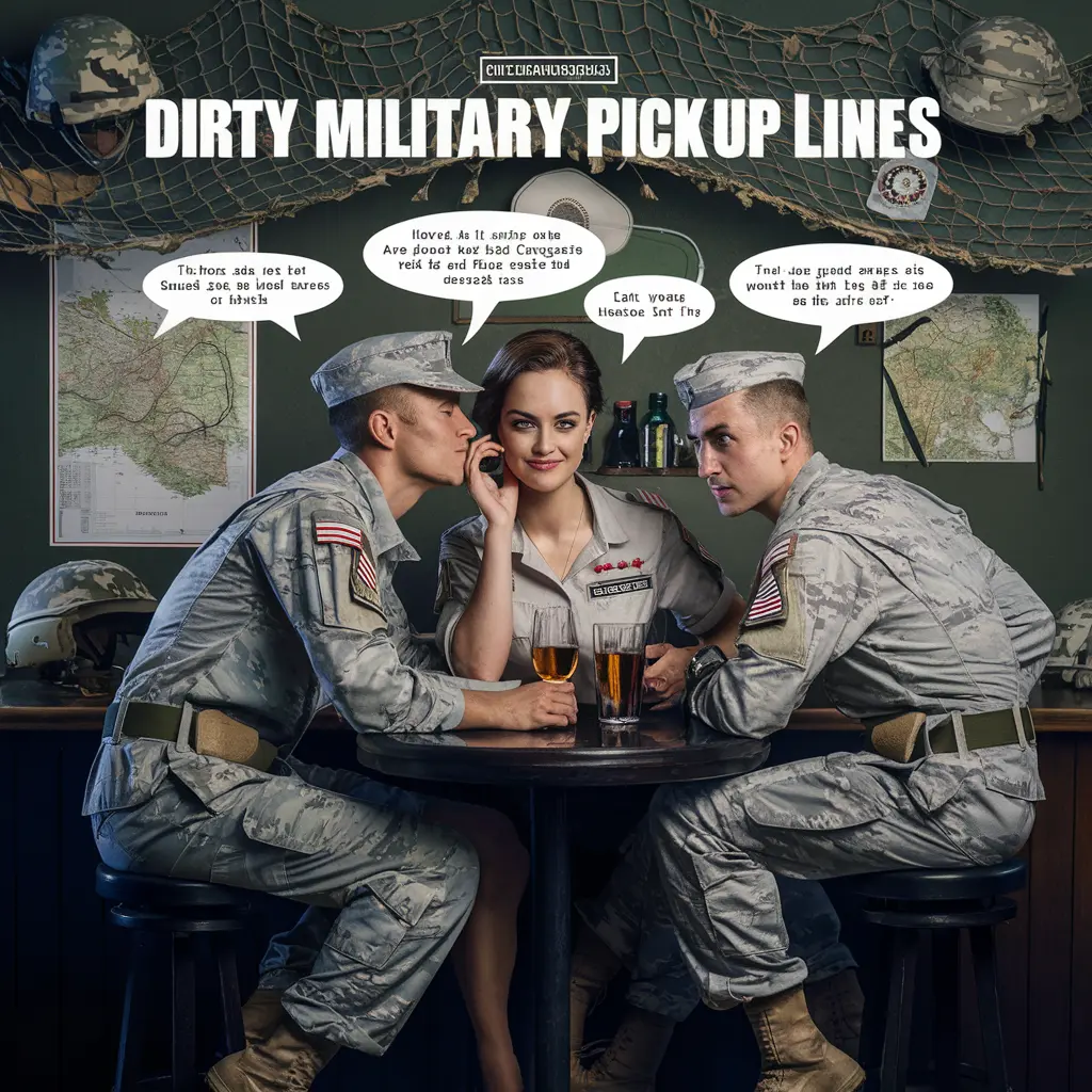Dirty Military Pick Up Lines