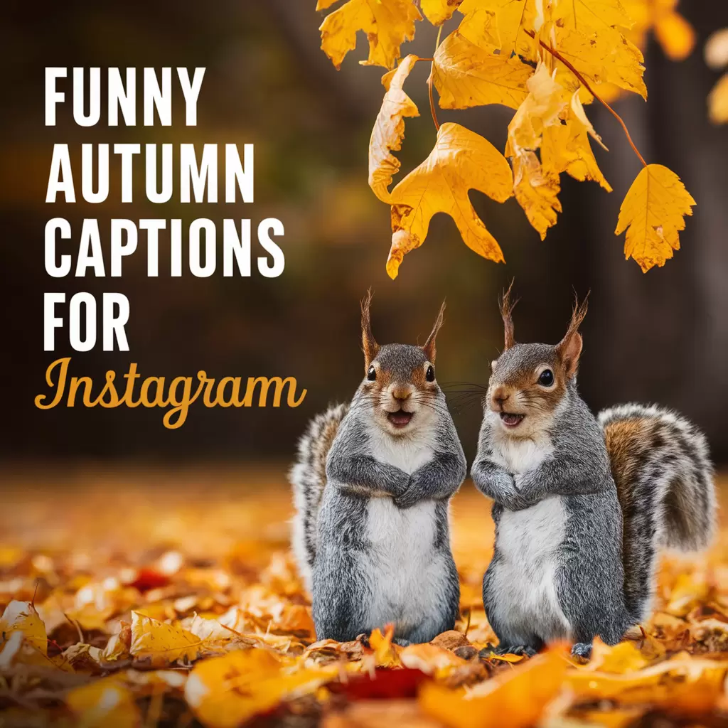 Funny Autumn Captions for Instagram