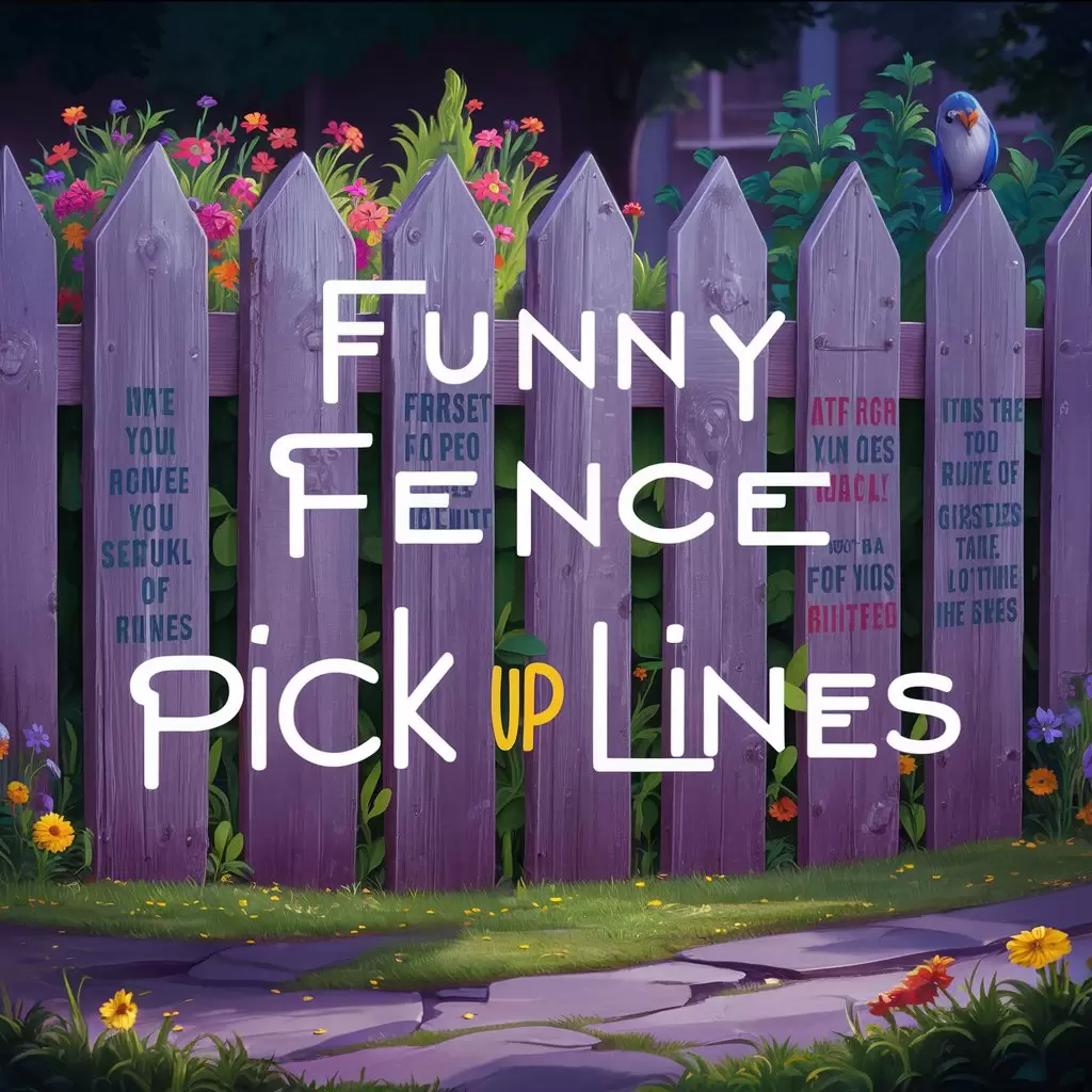 Funny Fence Pick Up Lines 