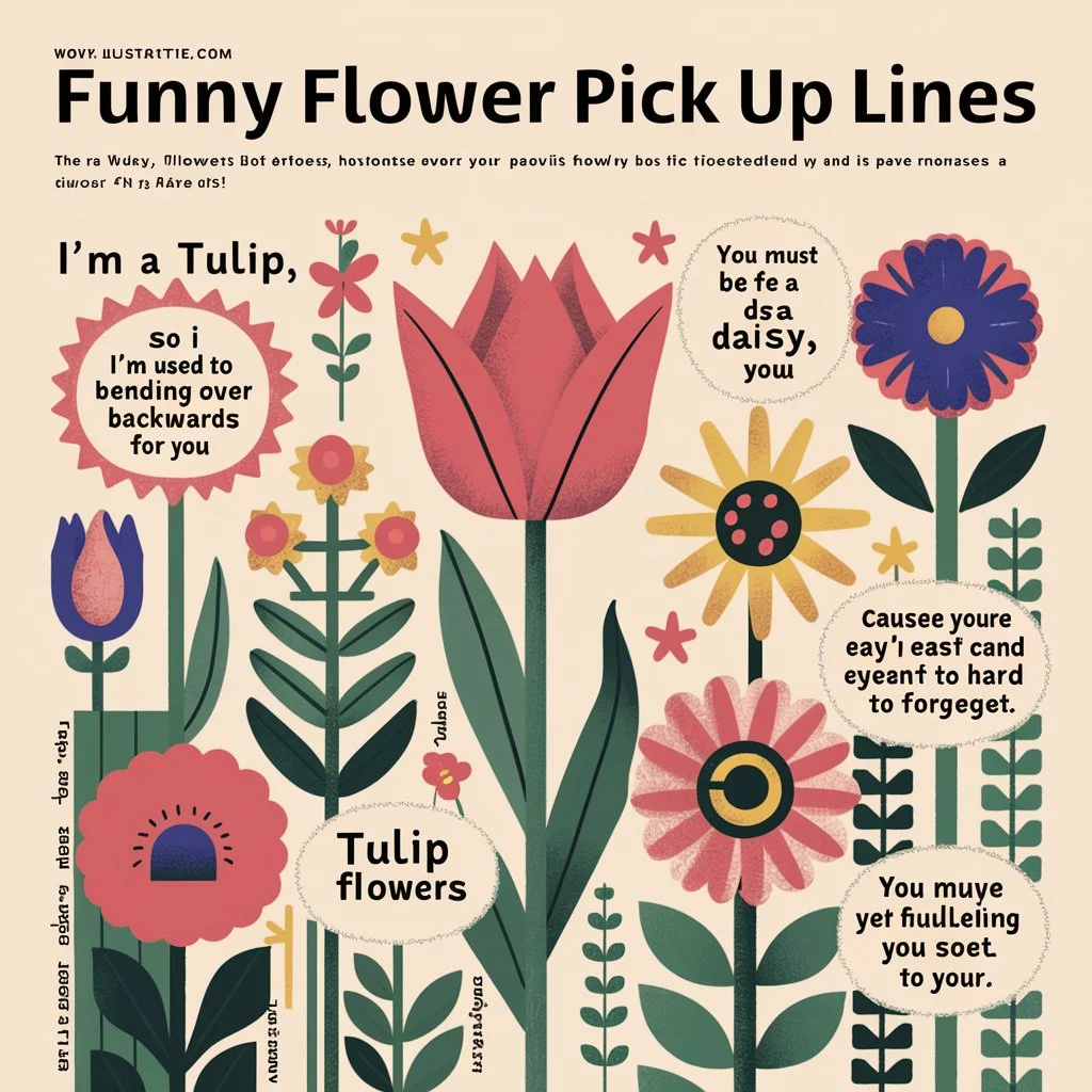 Funny Flower Pick Up Lines