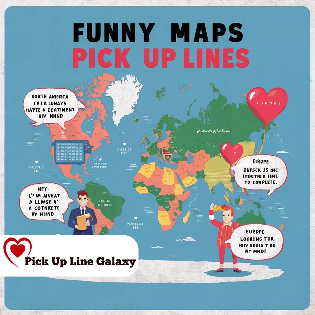 Funny Maps Pick Up Lines