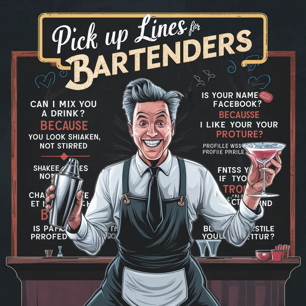 Pick Up Lines for Bartenders
