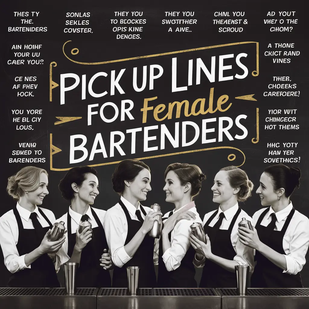 Pick Up Lines For Female Bartenders