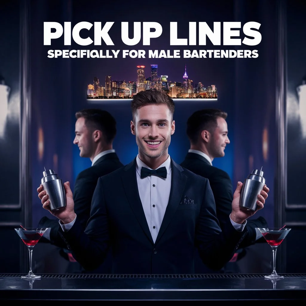 Pick Up Lines Specifically For Male Bartenders