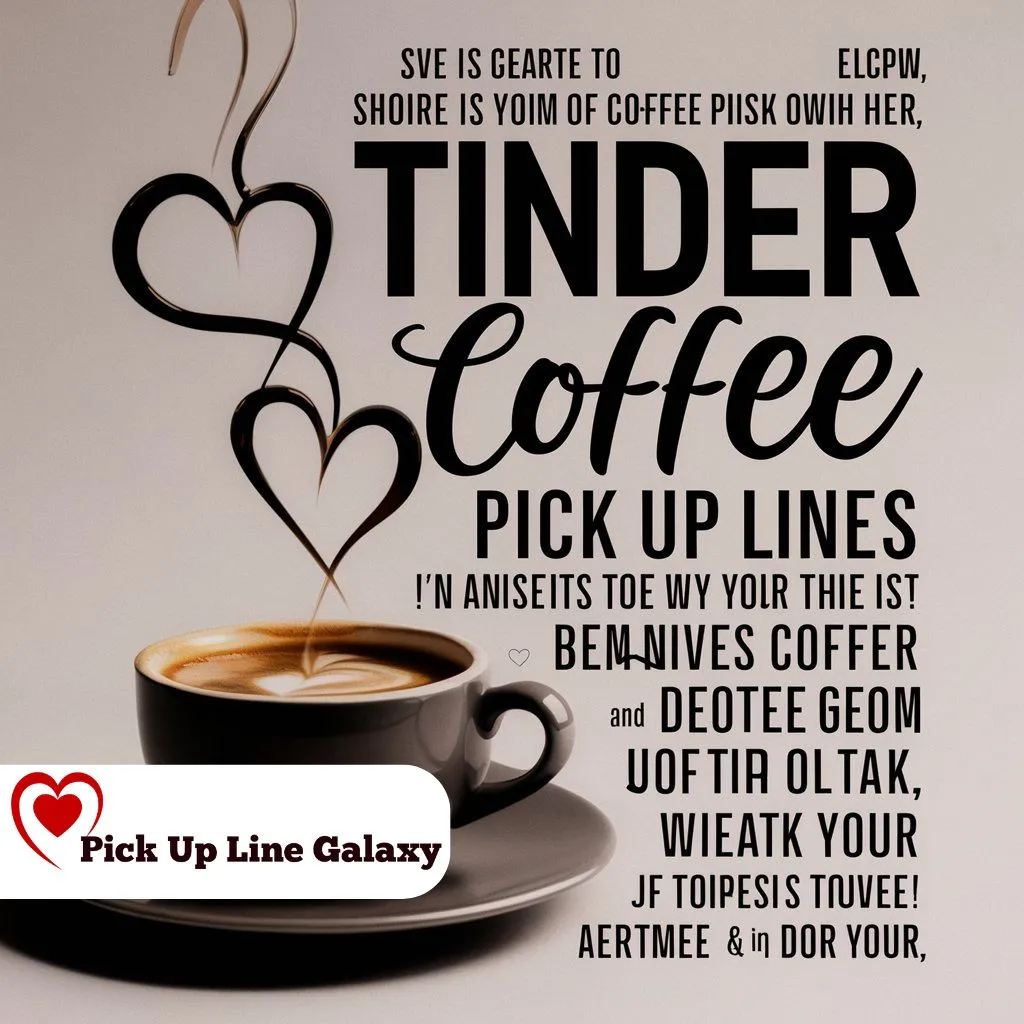 Tinder Coffee Pick Up Lines 