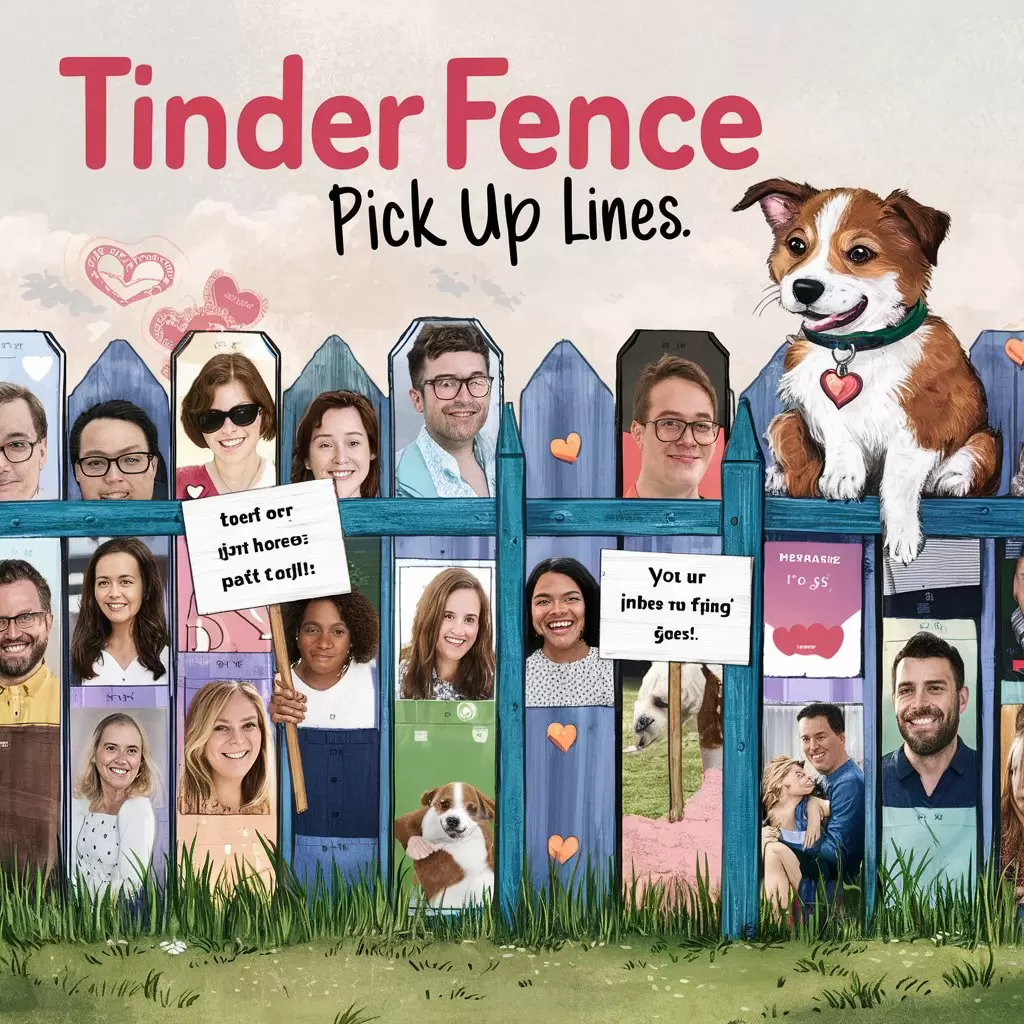 Tinder Fence Pick Up Lines 