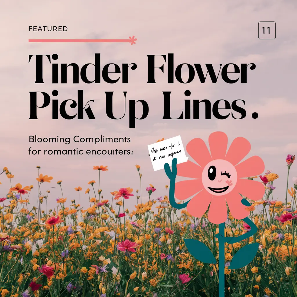 Tinder Flower Pick Up Lines