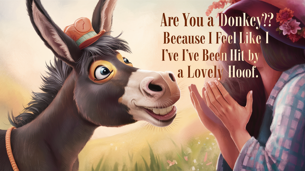 Funny Donkey Pick Up Lines