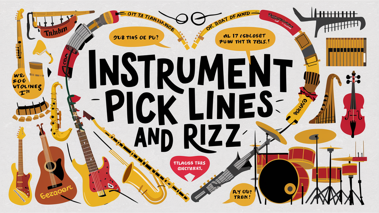 Instrument Pick Up Lines And Rizz