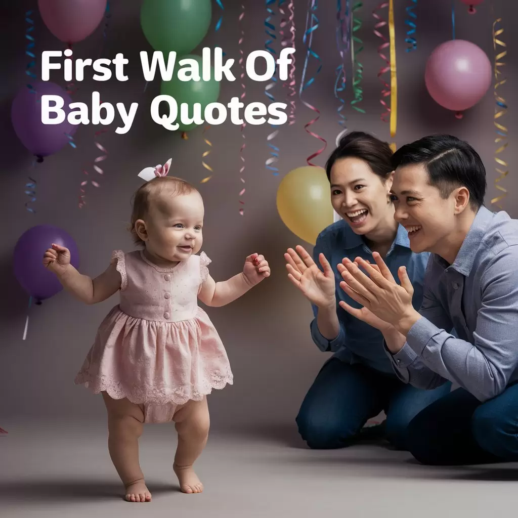 First walk of baby quotes