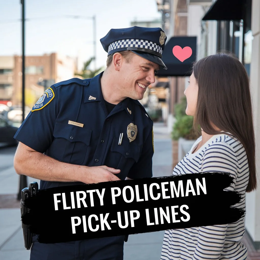 Flirty Policeman Pick-Up Lines