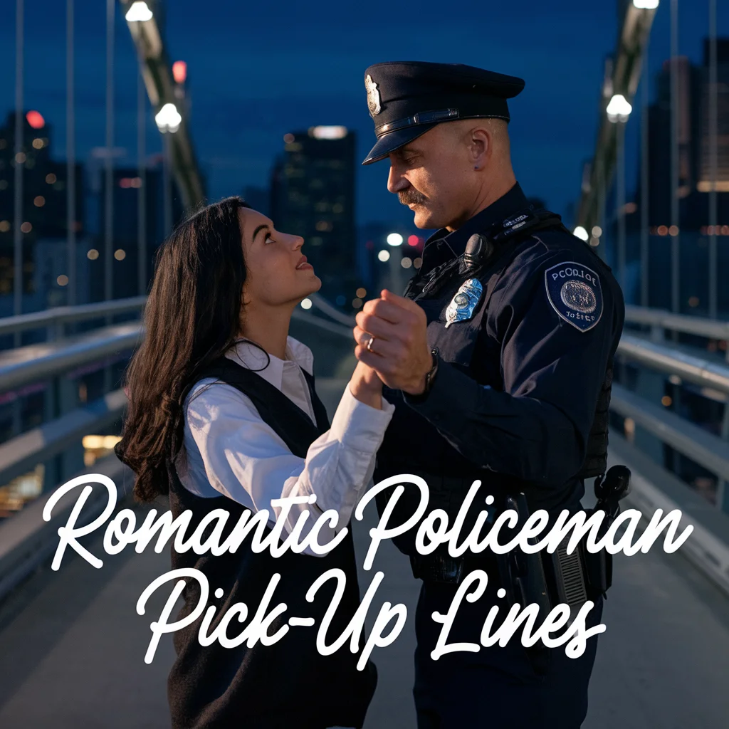 Cute and Playful Policeman Pick-Up Lines