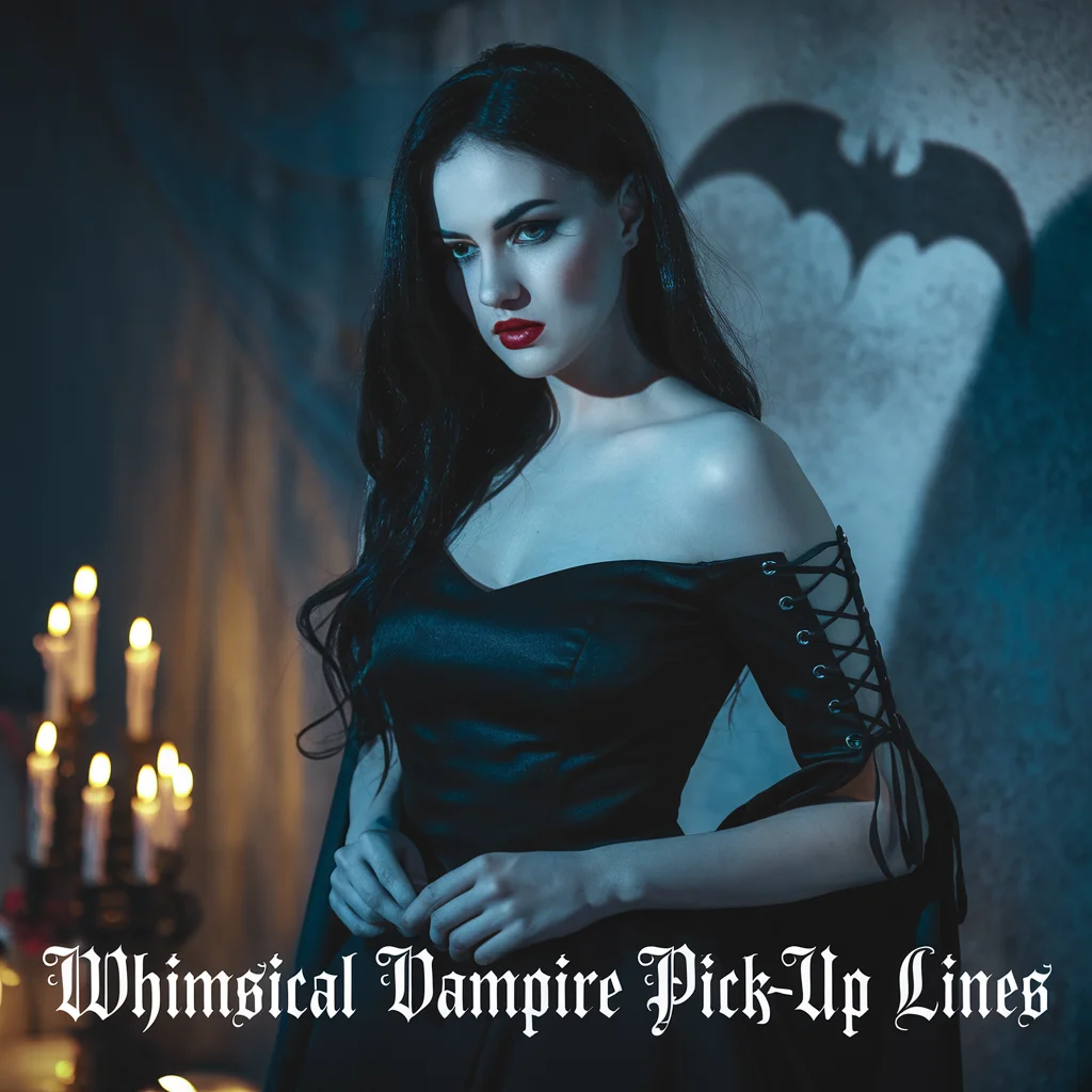 Whimsical Vampire Pick-Up Lines