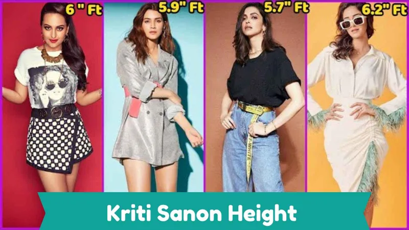 kriti sanon height