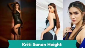 kriti sanon height